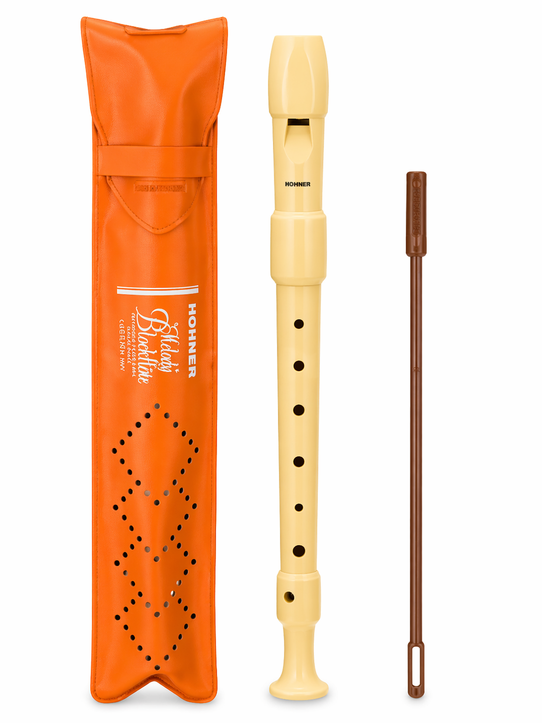 Flaura HOHNER plástico 915 desmontable, funda naranja