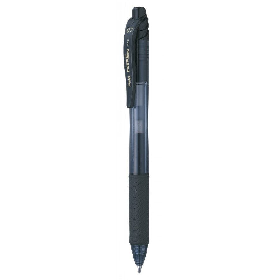 PENTEL bolígrafo ENERGEL retráctil azul caja de 12 unidaes