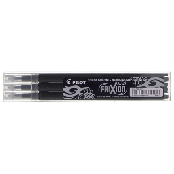 PILOT Caja de 3 Recambios para Bolígrafos FriXion Ball y FriXion Ball Cliker, punta Media