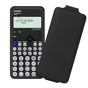 CASIO FX-82SP CW - Calculadora científica, recomendada para el curriculum español y portugués, 5 Idiomas, más de 300 Funciones, color gris oscuro