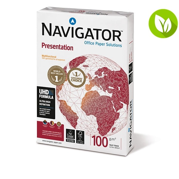 Navigator Presentation Papel Blanco A4 100 gr 500 hojas