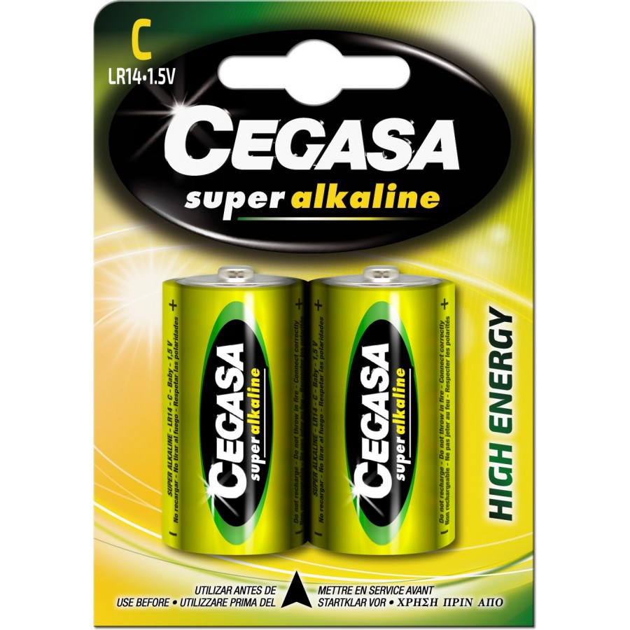 Pila CEGASA super alcalina LR14 2 unidades