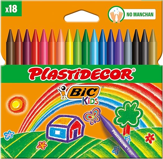 BIC Kids Plastidecor 18 unidades colores surtidos