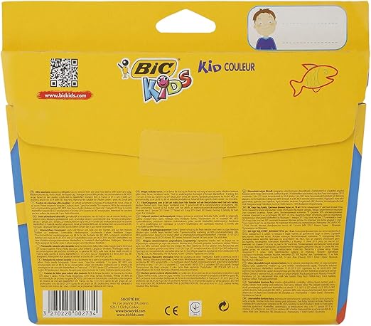 BIC Kids Kid Couleur rotuladores punta media 18 unidades