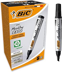BIC Marking 2300 Rotuladores permanentes, caja de 12 unidades