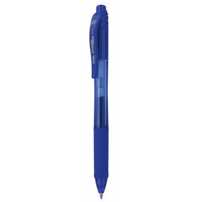 PENTEL bolígrafo ENERGEL retráctil azul caja de 12 unidaes