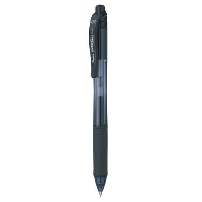 PENTEL bolígrafo ENERGEL retráctil azul caja de 12 unidaes