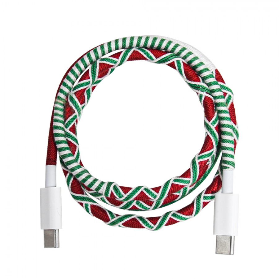 PLIN cable carga rápida usb C - usb C 1 m (colores mix) - línea sumba