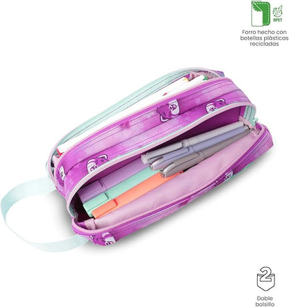 Estuche TOTTO 2 compartimentos BAMBU