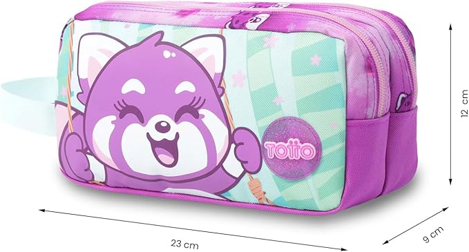 Estuche TOTTO 2 compartimentos BAMBU