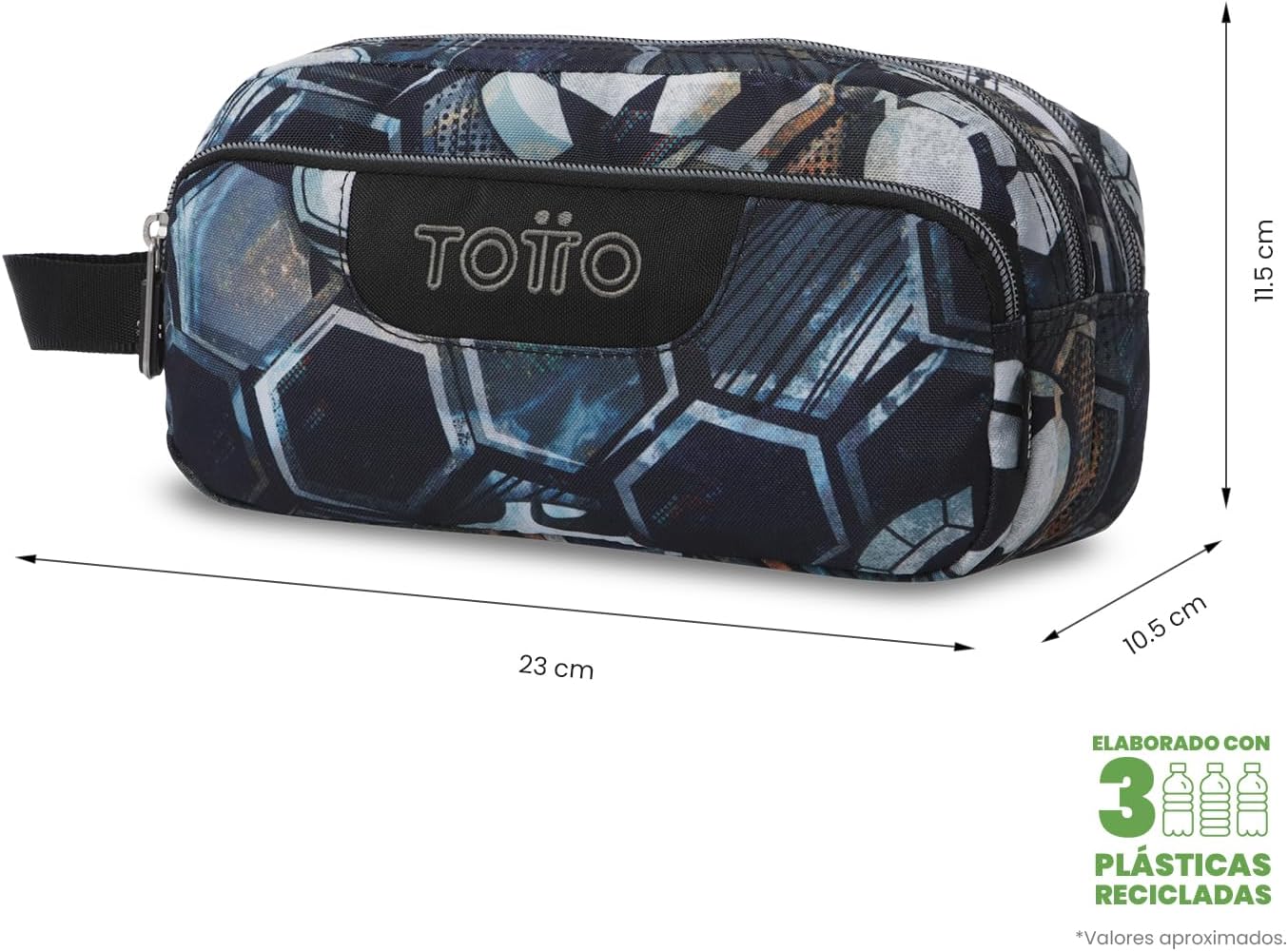 Estuche TOTTO 3 compartimentos VERAT SOCCER
