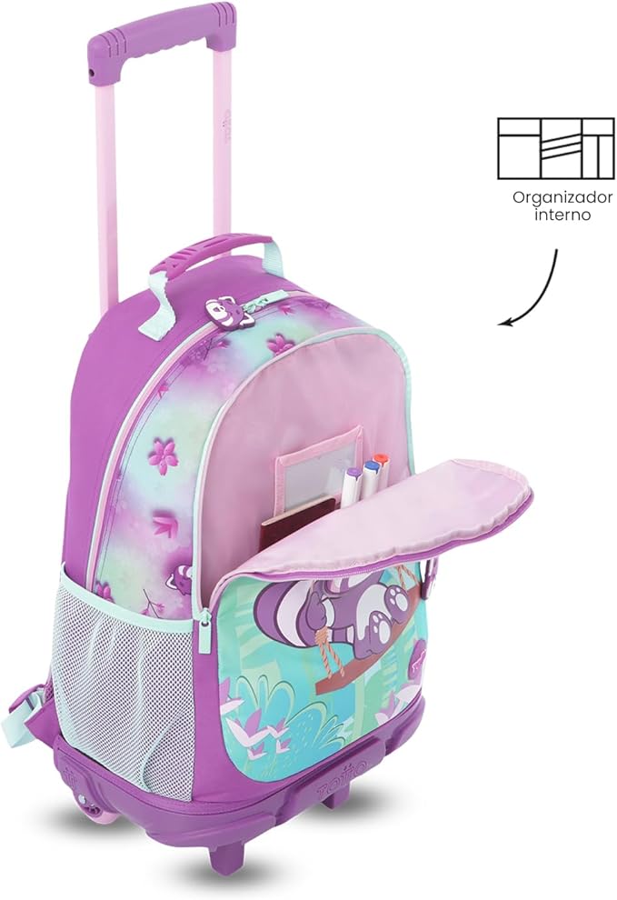 Mochila más libro para colorear TOTTO BAMBU