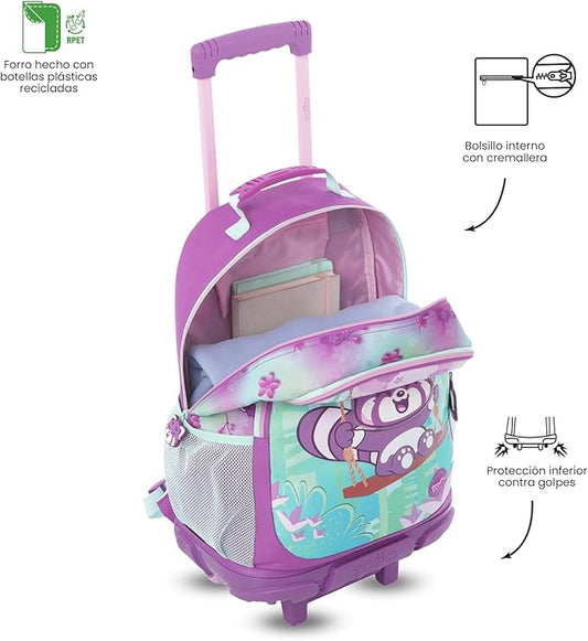 Mochila más libro para colorear TOTTO BAMBU