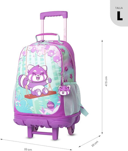 Mochila más libro para colorear TOTTO BAMBU
