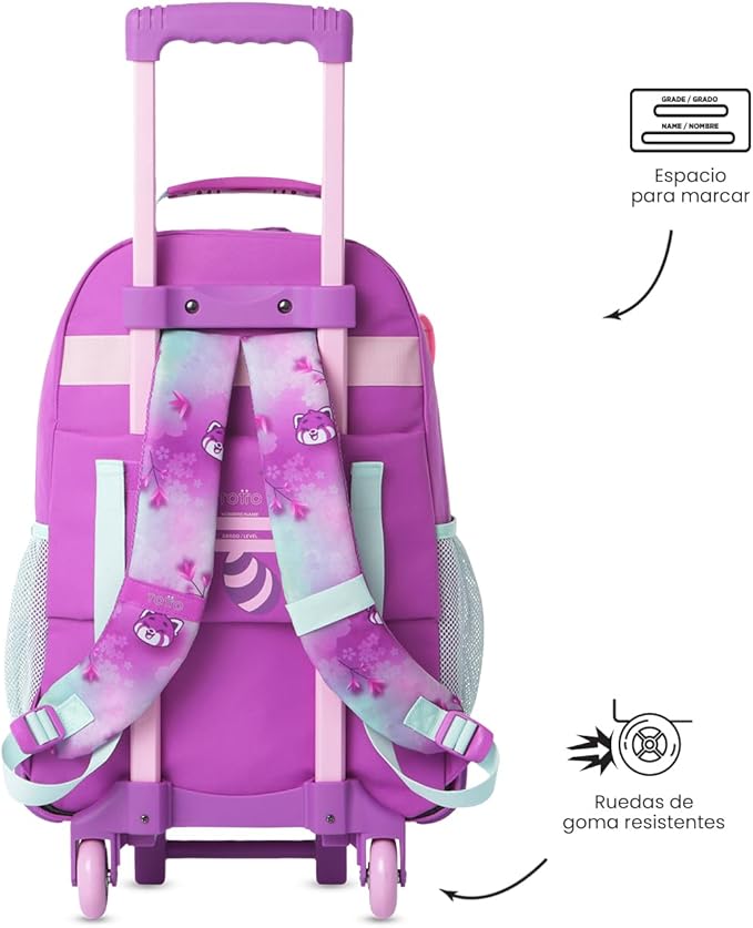 Mochila más libro para colorear TOTTO BAMBU