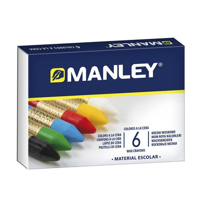 Ceras MANLEY en estuche de 6 colores