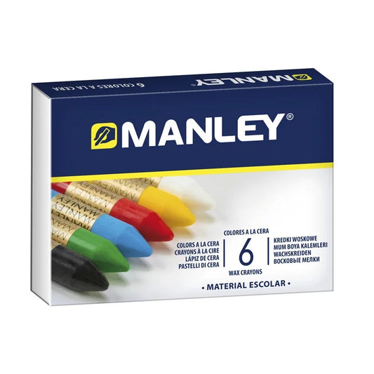 Ceras MANLEY en estuche de 6 colores