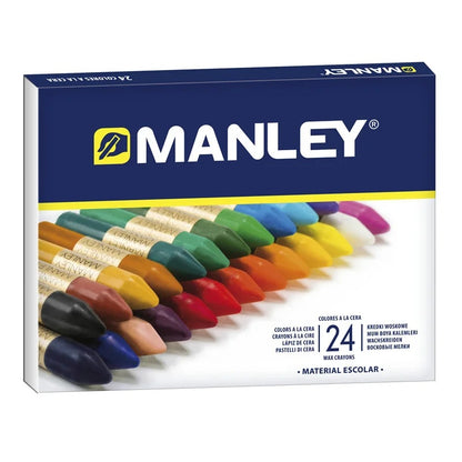 Ceras MANLEY en estuche de 24 colores