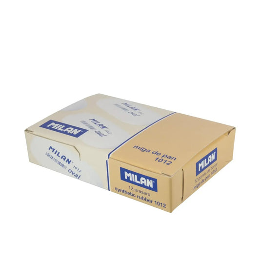 MILAN goma miga de pan oval 1012, caja 12 gomas