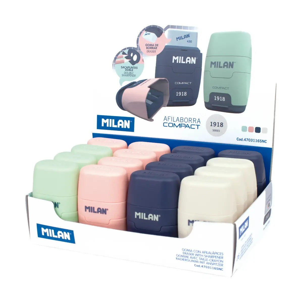 MILAN compact colección 430, caja de 16 unidades