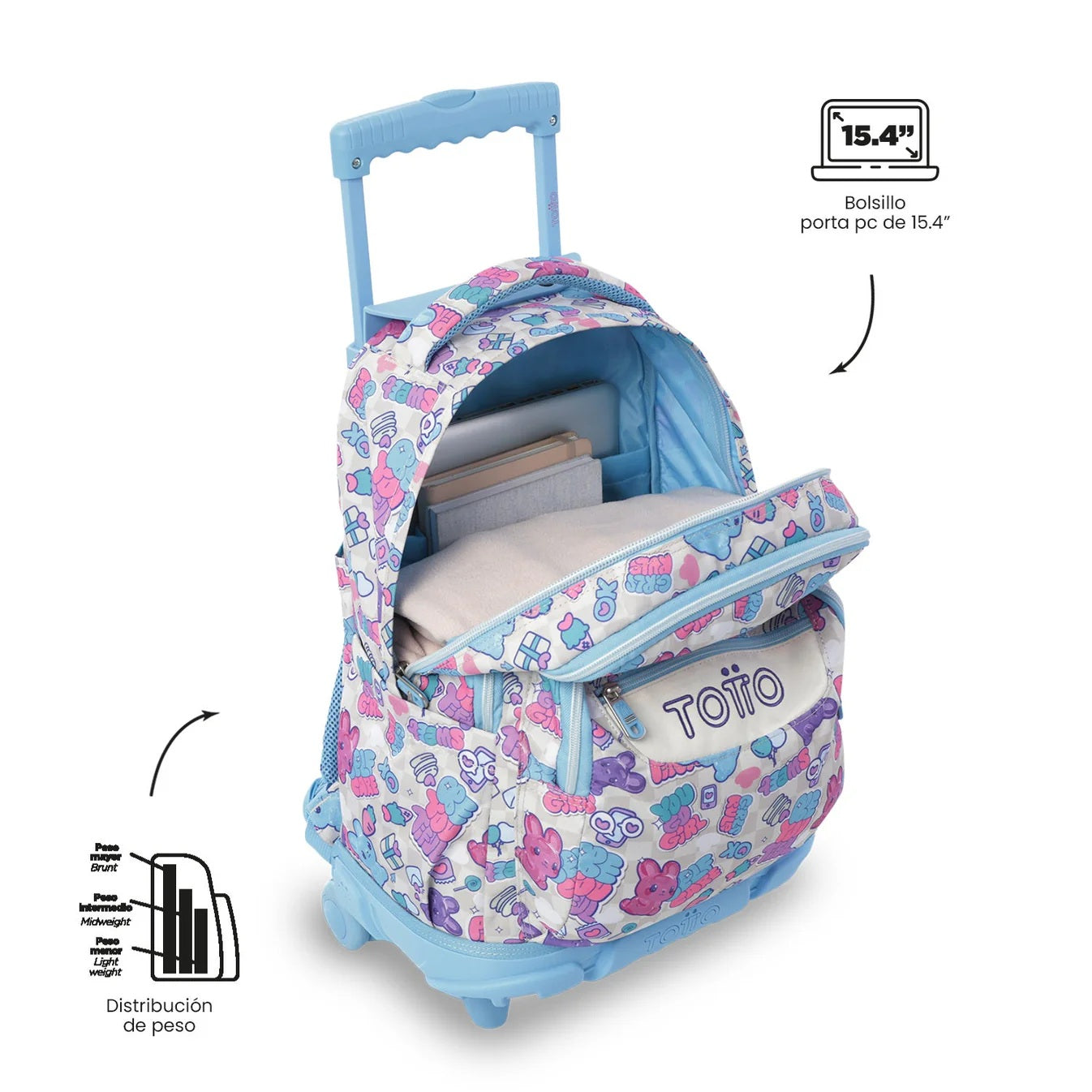 Mochila TOTTO renglones GOMMIS