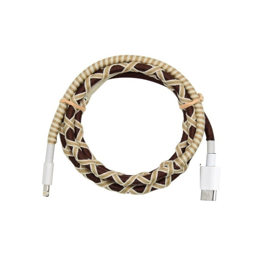 PLIN cable carga rápida usb -C A Ligthning 1 m (colores mix) - línea sumba