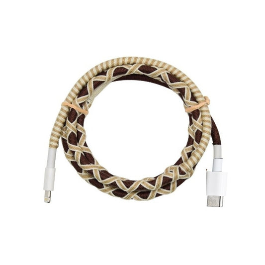 PLIN cable carga rápida usb -C A Ligthning 1 m (colores mix) - línea sumba
