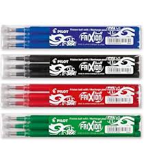 PILOT Caja de 3 Recambios para Bolígrafos FriXion Ball y FriXion Ball Cliker, punta Media