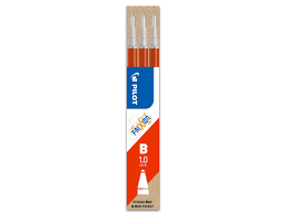 PILOT Caja de 3 Recambios para Bolígrafos FriXion Ball y FriXion Ball Cliker, punta Media