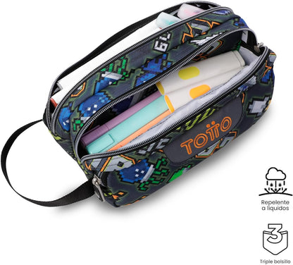 Estuche TOTTO 3 compartimentos ADVENTUR