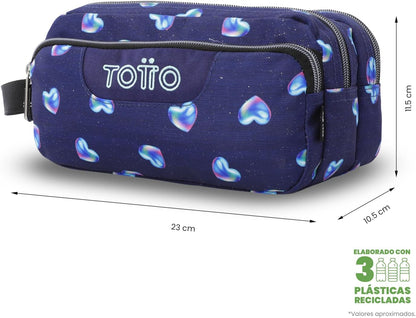 Estuche TOTTO 3 compartimentos NACARY