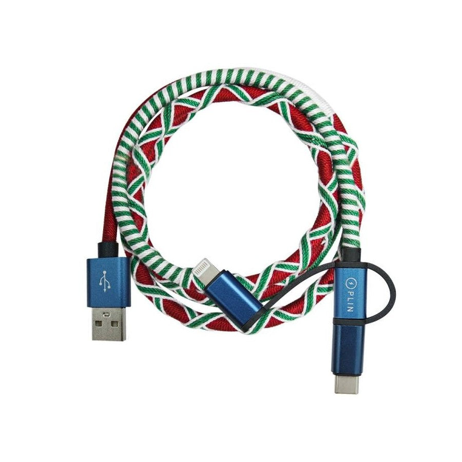PLIN cable 3 en 1 (colores mix) - línea sumba