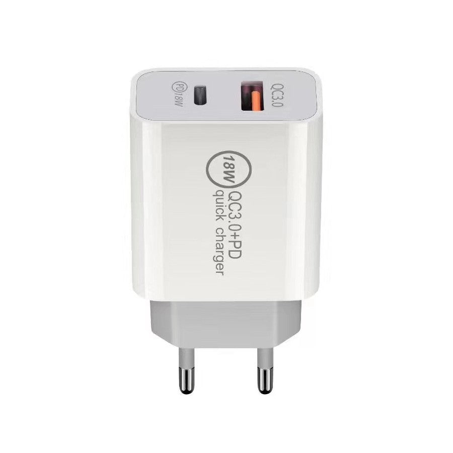 PLIN Cargador de red eléctrica entrada USB-C Y USB-A