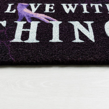 Felpudo I Live With Thing - Vivo Con La Cosa - Miércoles