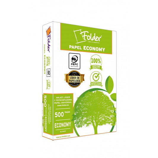 Papel fotocopiadora FOLDER economy A-4 75 gr 500 hojas