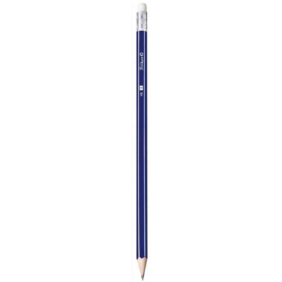 Lapicero PELIKAN grafito hexagonal con  goma, HB caja de 12 unidades